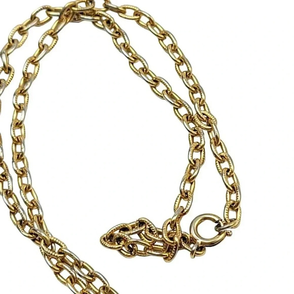 Crown TRIFARI Hot Air Balloon Pendant Necklace Large w/ Tassel Drop Vintage (B) - Picture 5 of 7